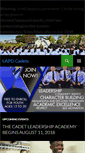 Mobile Screenshot of lapdcadets.com